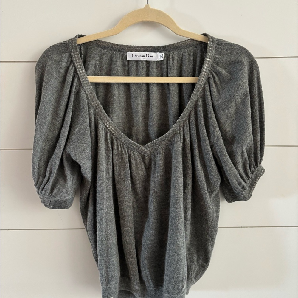 DIOR | cashmere and silk blouse 6